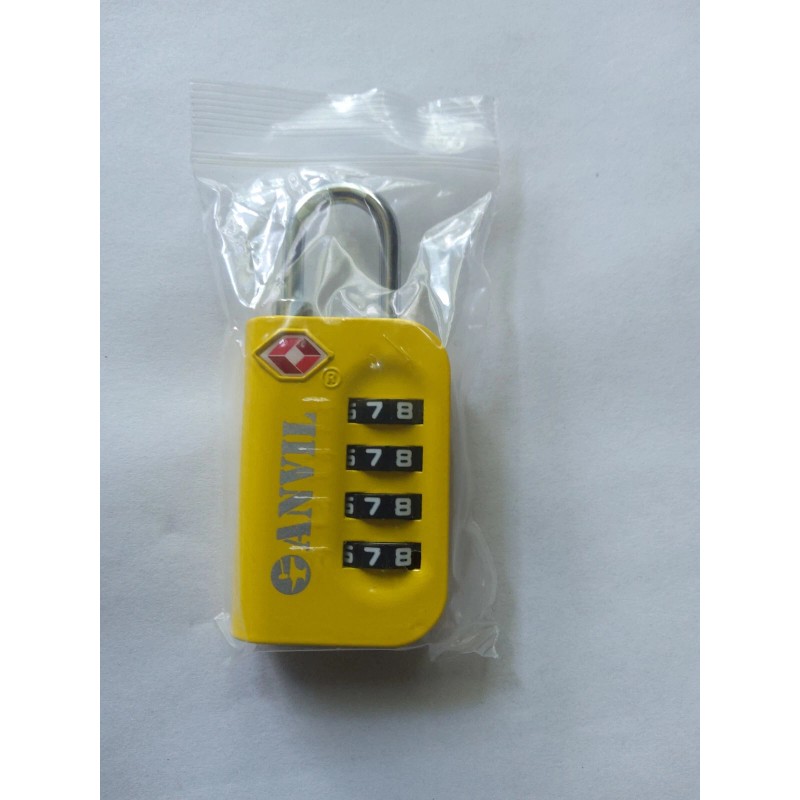 Anvil TSA Approved Luggage Lock 4 digit Resettable Combo
