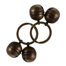 Sosoport 2 Pack Loud Cat Collar Bells Pet Charm Bells for Training Keychain Accessory for Dogs Cats