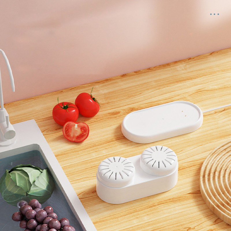 Fruit Vegetable Washing Machine PP Household Capsule Shape Food Purifier