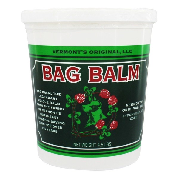 Bag Balm Vermont's Original Hand Moisturizer, Hand Balm for Dry Skin, Cracked Hands, Heels & Dry Hands Treatment, For Dogs and More Ointment, Dry Skin Lotion - 72 Ounce Pail