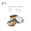 JVL Stainless Steel Single Layer Heart Lunchbox - Small
