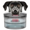 Techphardo 1Gallon No Spill Dog Water Bowl-3.8L Large Capacity, BPA-Free,