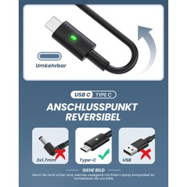 130W USB C Power Supply for Dell XPS 15 & 17, Compatible with XPS 15 9500/9575, XPS 17 9700/9710/9720, Latitude 3400/3500/5420/5430/5280, Precision 3560/5530/5550/5560 - High Quality USB C Laptop