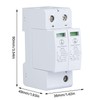 Surge Protection 2P 20/40KA DC Photovoltaic Lightning Protection Low Voltage