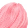 Unbranded Short Pink Bob Wig Headgear Fluffy Short Straight Bob