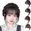 Bangs Wig, Partial Wig, Braid, Headband, Commuting to Work or