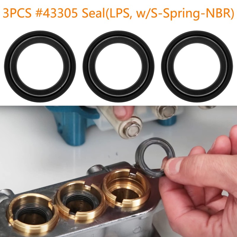JIAD 30623 Replacement Seals Kit Pump Pressure Washer Seals Kit