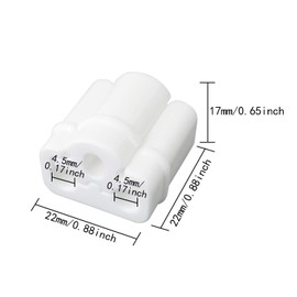 ITROLLE 12pcs Wall Mesh Panel Clip Mesh Panel Clip White Mesh Wall Clip Mesh Panel Clip Connector