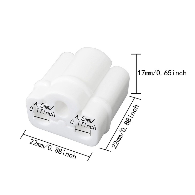 ITROLLE 12pcs Wall Mesh Panel Clip Mesh Panel Clip White