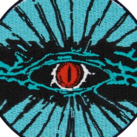 ZEGINs The Eye of Perpetual Gaze Patch Embroidered Applique Badge Iron On Sew On Emblem