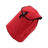 Red Folding Shopping Bag Waterproof Trolley Cart Handle Bag Reusable