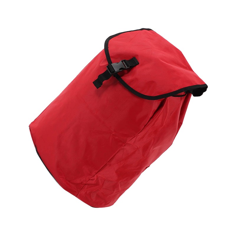 Red Folding Shopping Bag Waterproof Trolley Cart Handle Bag Reusable
