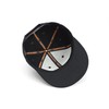 Carrot Bombing Black Snapback Baseball Cap Hat (Pack of 3)