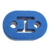 Universal Blue 2 Hole Exhaust Rubber Mount Hanger Heavy Duty