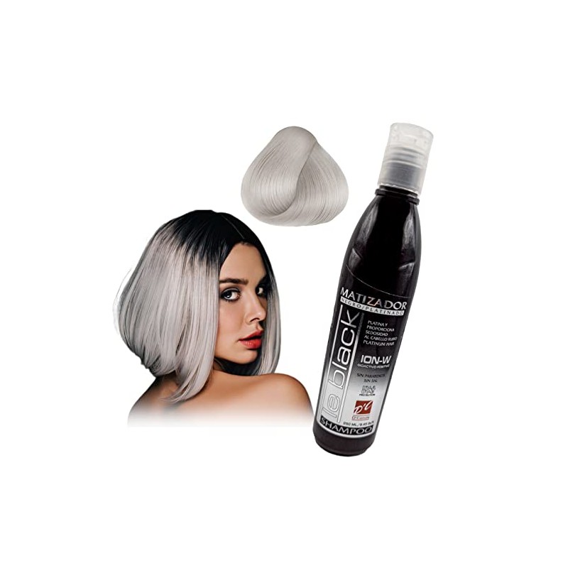 Kit 2 Piezas de Shampoo Le Black Matizador Negro Di