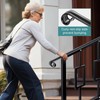 LMRSTOO Handrails for Outdoor Steps, Fit 2 or 3 Steps