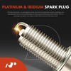 A-Premium Set of 8 Ignition Coil Pack and Iridium Spark