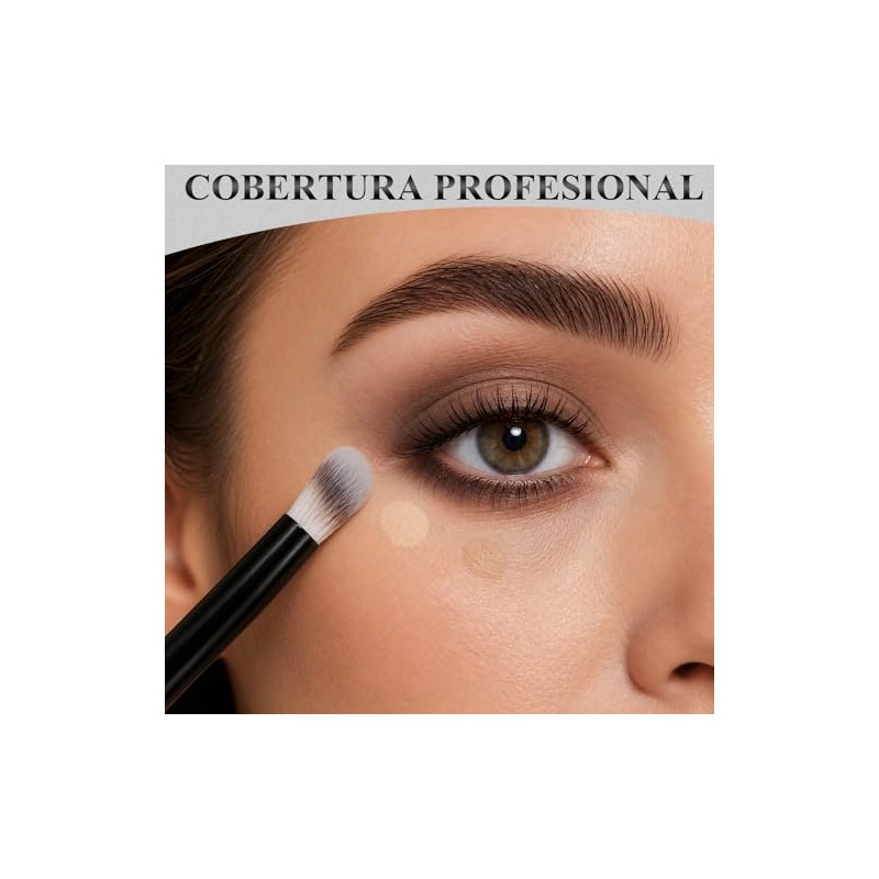 START MAKERS Brocha para Corrector, Brocha de Maquillaje Angular para
