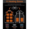 Heated Vest For Men Women, Mens Double Switch Heated Vest