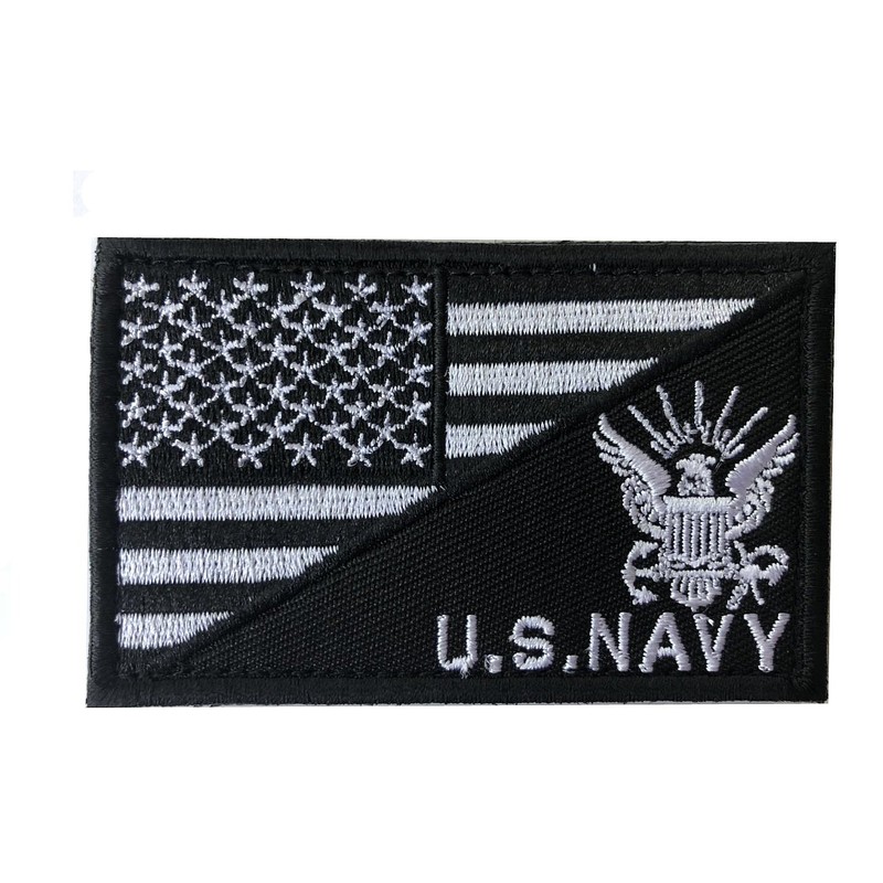 X.Sem U.S.Navy USN Patch - 2 Pack Tactical Patches Embroidery