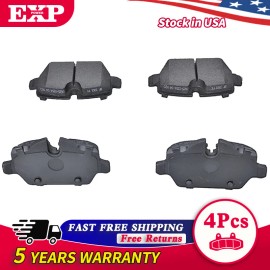 EXPPOWER Rear Semi-Metal Brake Pad Set for Mini Cooper Countryman R60 Paceman R61