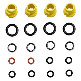 O-Rings Seal for Pressure Washer High Pressure Accessories Spare Replacement Rubber O-Rings Replacement Ring Replacement Set Kit, Set of 20pcs