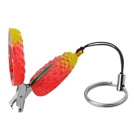 Healeved Portable Cartoon Fruit Nail Clipper for Women Folding Strawberry Fingernail Trimmer Keychain Design Stainless Steel for and Home Use