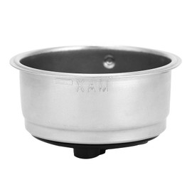 KooingTech 51mm Coffee Portafilter Basket, Pressurized Coffee Filter Basket, Bottomless Portafilter 51mm, Stainless Steel Coffee Strainer Coffee Machines Accessories (Double Serving)