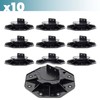 XPOtool Set of 10 stilt bearings for patios, 2700 kg,