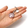 CrystalTears Natural Gemstone Key Fob Tree of Life Pendant Healing