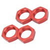 4 Pcs 24mm Wheel Hex Hub Nut Aluminum Alloy High