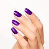 Ozzeal Pearl Gel Nail Polish,Deep Purple Glitter Gel Polish Soak