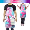 Stenffy Kitchen Apron, Work Apron, Canvas, Multiple Pockets, Gardening, Painting,