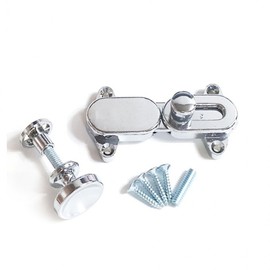 Old-Style Public Restroom Door Lock Cubicle Door