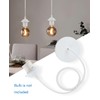 Vecys 1PCS Pendant Light Fitting,Ceiling Fitting Set with 100cm Adjustable