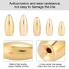 20Pcs Fishing Sinkers, Copper Brass Sinker Weights Casting Sinker Kit