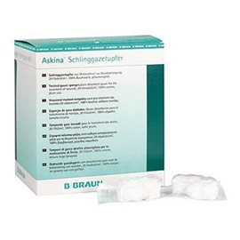 Askina Schlinggazetupfer Packung zu 20 Stück, pflaumengroß, steril