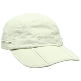 Trekmates Atacama Cap Headwear UV 40 + Protection Portable Folding Neck Cap, Unisex, Atacama Cap - Kopfbedeckung, UV 40+ Schutz, faltbar, Nackenschutz, beige, L/XL