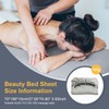 COWANIEE 70 * 190cm Massage Bed Cover, Elastic Washable Reusable
