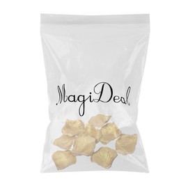 300pcs Fabric Rose Petals Flower Favors for Valentine Wedding Party Decoration Golden