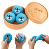 3 piezas de bolas de masa hervida (azul)