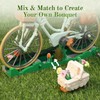 PANTASY Vintage Flower Bicycle Building Set with Spring Picnic Scene