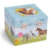 Jewelkeeper Girl's Musical Jewelry Storage Box Pullout Drawer, Horse and