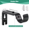 Creatyi Adjustable Curtain Rod Brackets - Heavy Duty 1 Inch