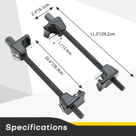 Acymner Macpherson Strut Spring Compressor Tool Kit | Universal Coil Spring Compressor Tool, 1/2" Square Drive Heavy Duty Strut Compressor for Car Truck Motorcycle,with Detent Pins,Set of 2,300mm