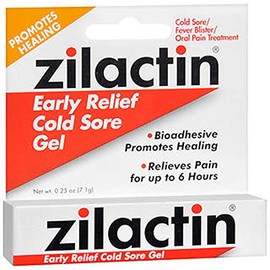 Zilactin Blairex Cold Sore Gel, 0.25 oz by Blairex (Pack of 3)