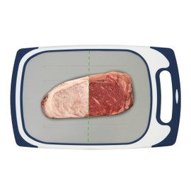 FARBERWARE Defrost Board 2-in-1 Thawing and Cutting Solution-Non-Slip, Dishwasher-Safe, 9.45x15.9 Inch, Multicolored