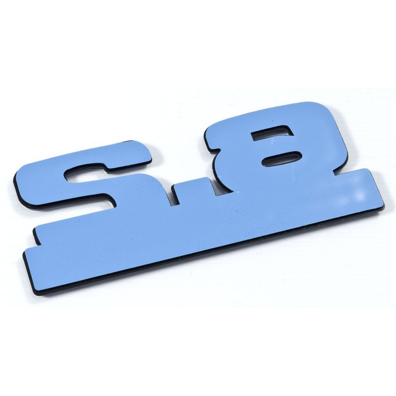 6.2 Liter High Performance Emblems in Blue and Chrome -