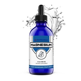 FWS Magnesium Citrate Liquid Drops for Adults and Kids, Pure Magnesium Citrate, Organic, Non-GMO, Vegan, Supports Sleep Calm Energy Muscles Nerves, Ea