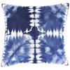 Set of 5 Tie Dye Cushion Cover, 16x16 Indigo Pillowcase,